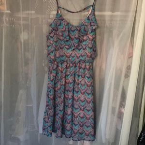 Lush Ruffle dress. Size L